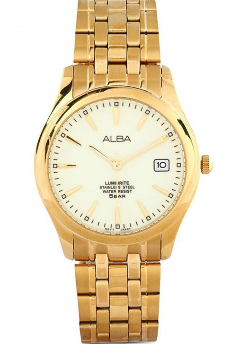 Alba Jam Tangan Wanita Alba Original AXHK88 Stainless Steel Emas