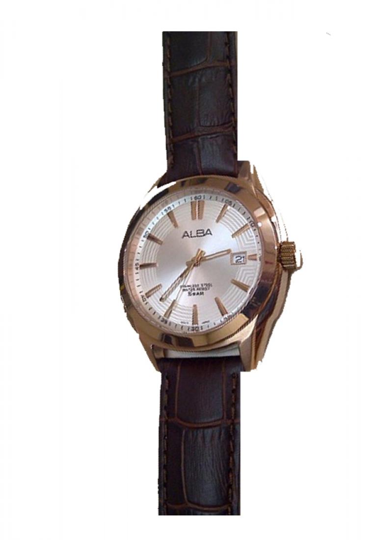 Alba Jam Tangan Wanita Alba Original AH7330 Strap Brown Leather