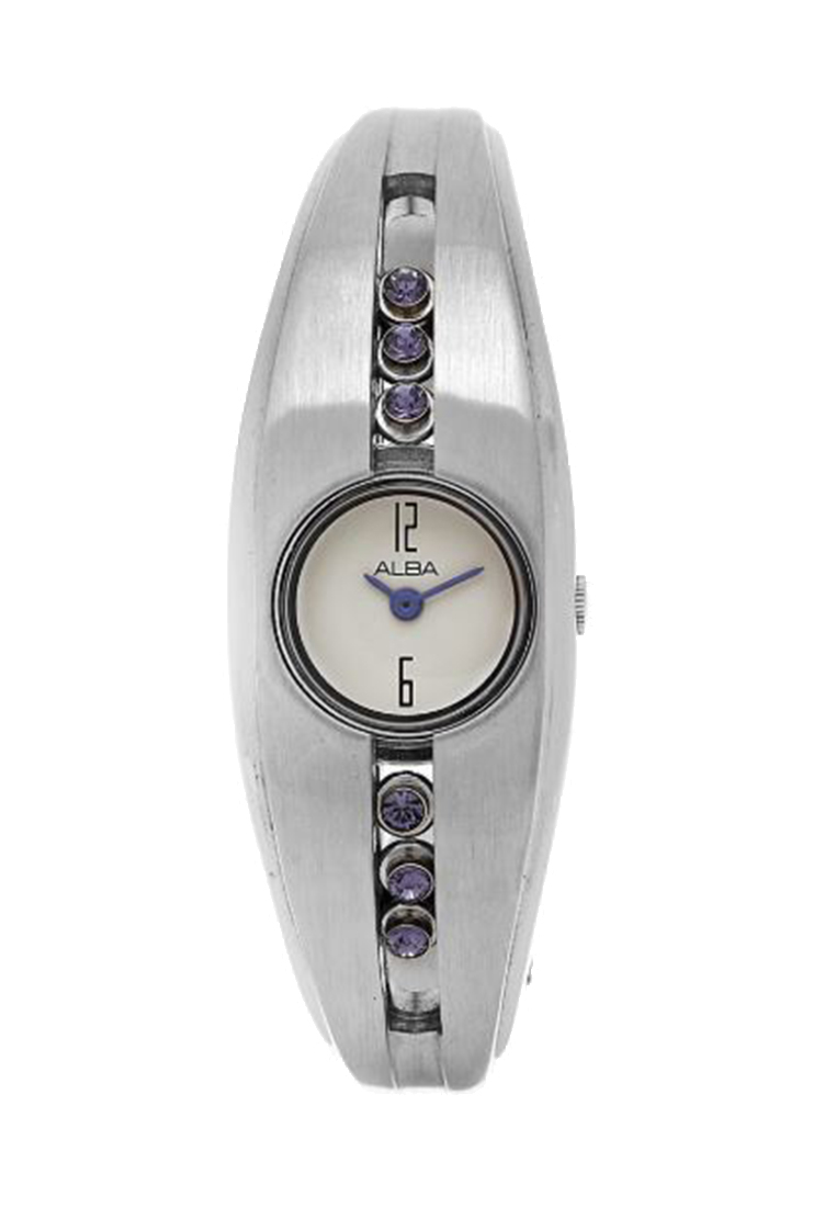 Alba Jam Tangan Wanita Alba Original Garansi Resmi AEGD13 AEGD13X1 Strap Stainless Steel Silver Gela