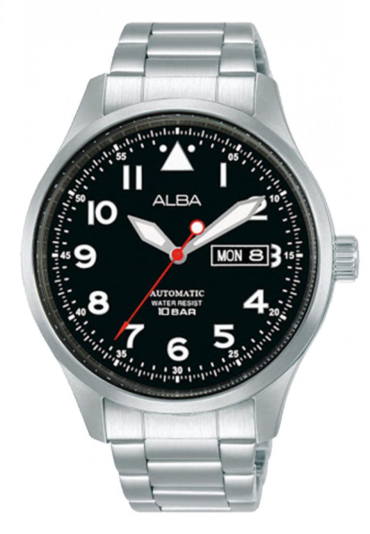 Alba Jam Tangan Pria Alba Original Garansi Resmi AL4205 AL4205X1 Strap Stainless Steel Silver Automa