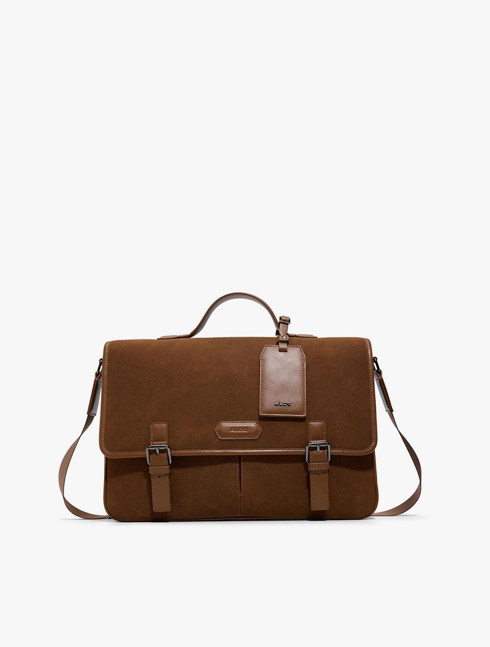 Aldo Agreramond Men's Messenger Bag - Open Brown