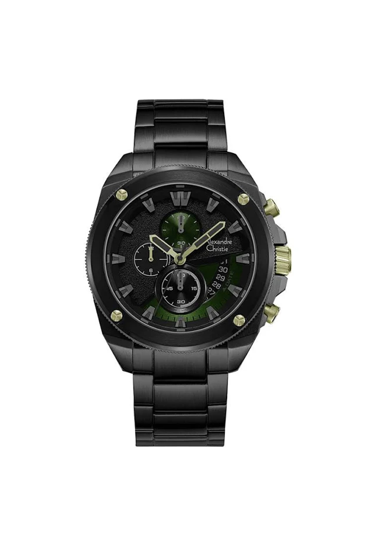 Alexandre Christie AC 6646 MCBGBBN Jam Tangan Pria Stainless Steel
