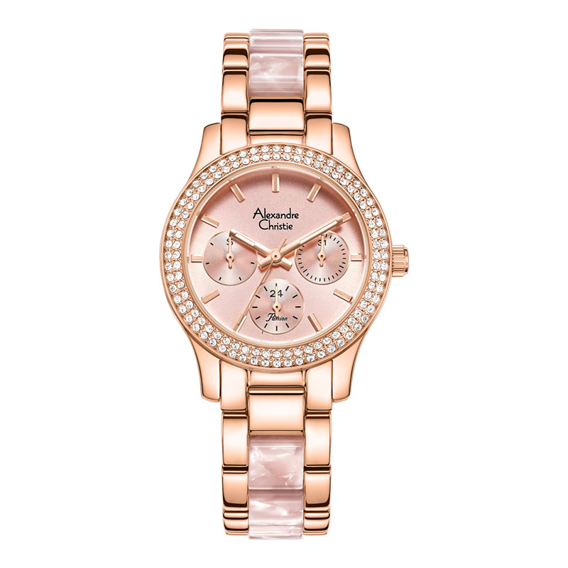 Alexandre Christie Jam Tangan Wanita Alexandre Christie Passion AC 2932 BF BRGPNPN-2 Ladies Pink Dia