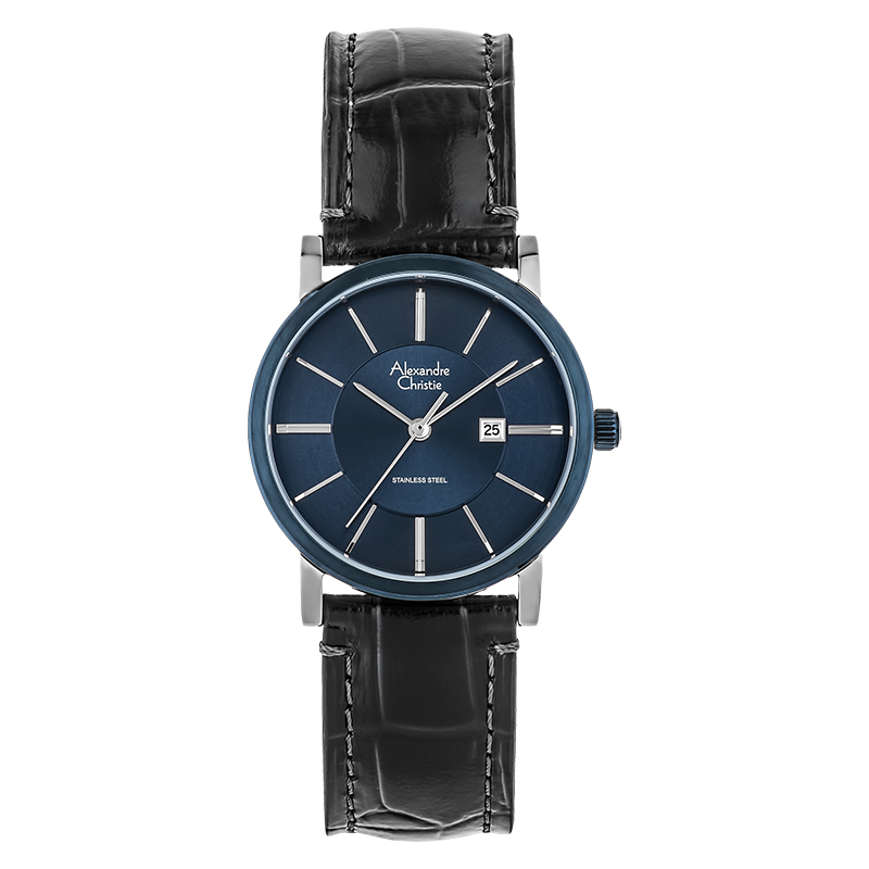 Alexandre Christie Jam Tangan Wanita Alexandre Christie Classic AC 8344 LD LTUBU Ladies Blue Dial Bl