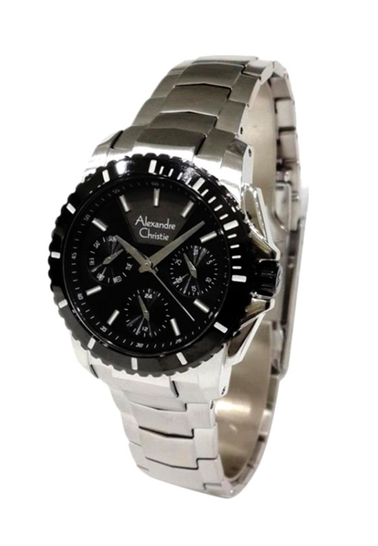 ALEXANDRE CHRISTIE AC 6455 SILVER BLACK LADY BFBTBBA
