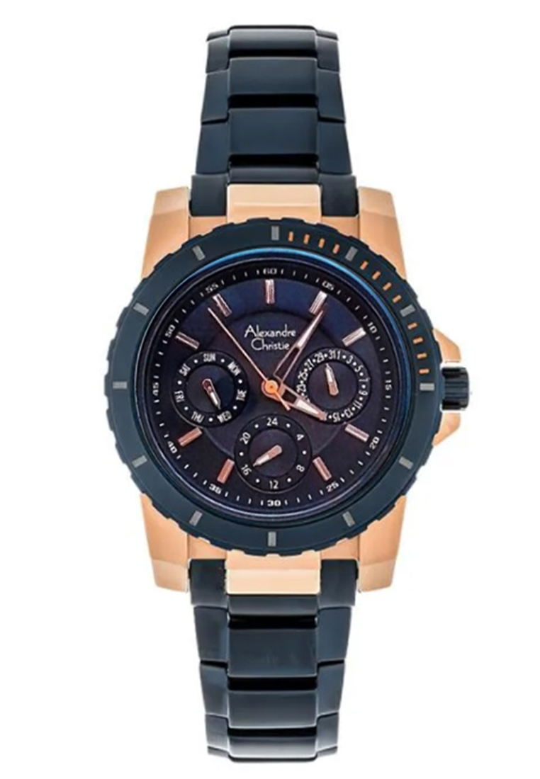 ALEXANDRE CHRISTIE AC 6141 ROSEGOLD BLUE LADY NEW BFBURBUBU