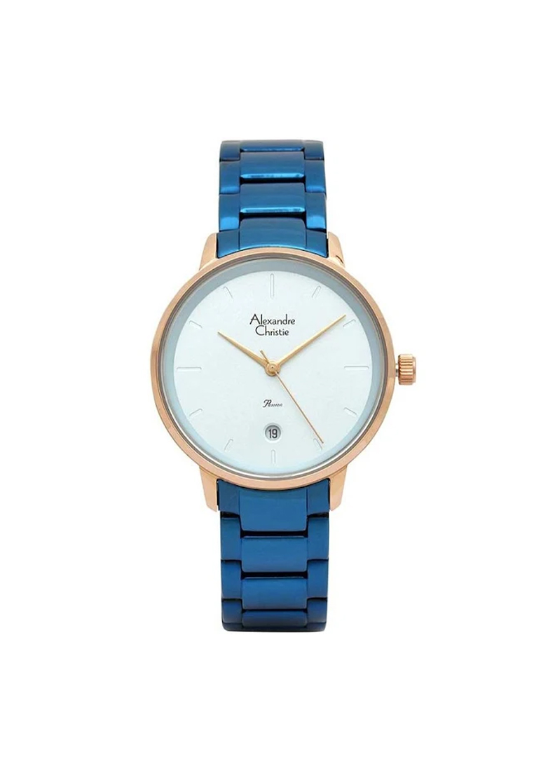 Alexandre Christie AC 2955 LDBURBU Jam Tangan Wanita Stainless Steel