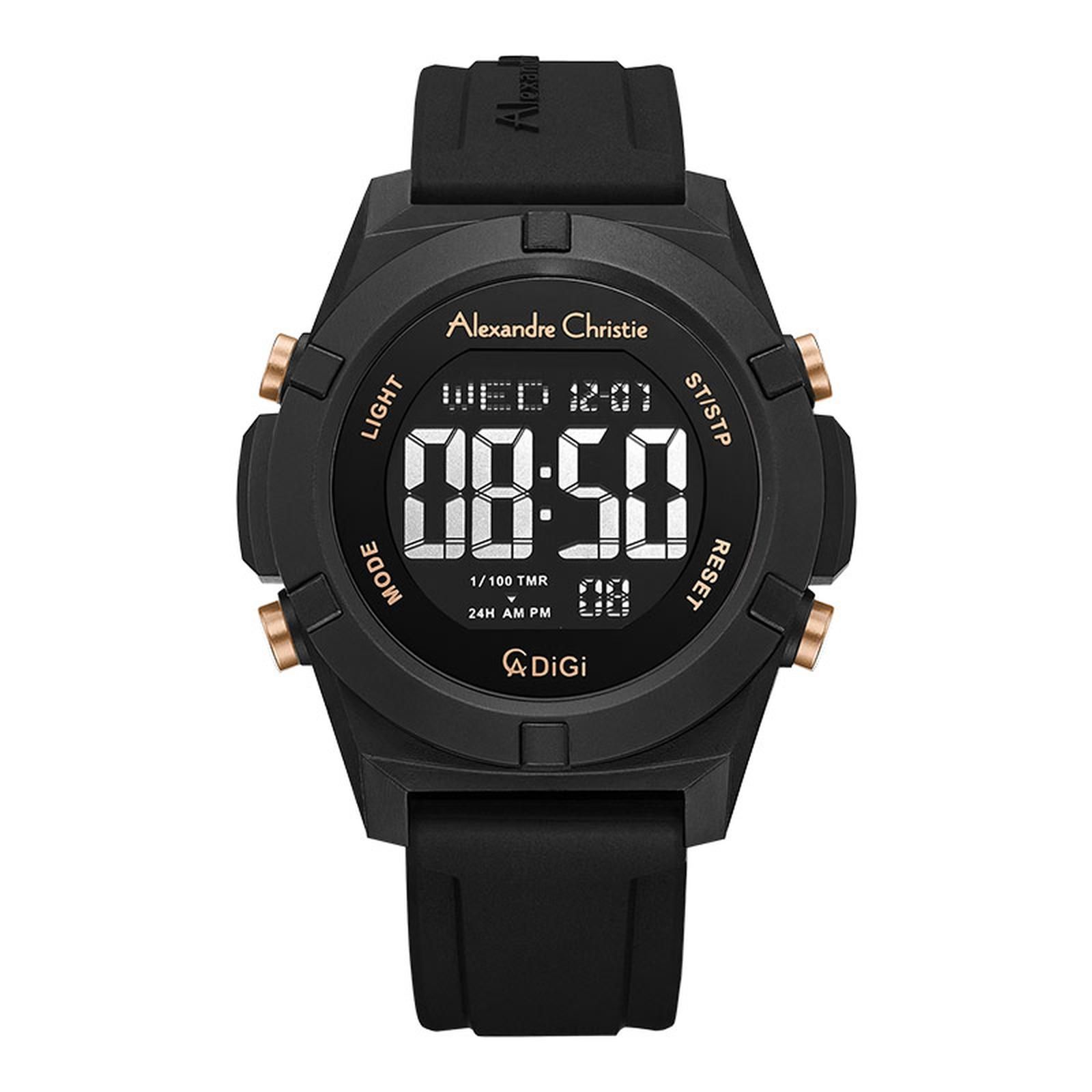 Alexandre Christie 9371 Hitam Rosegold Cowok
