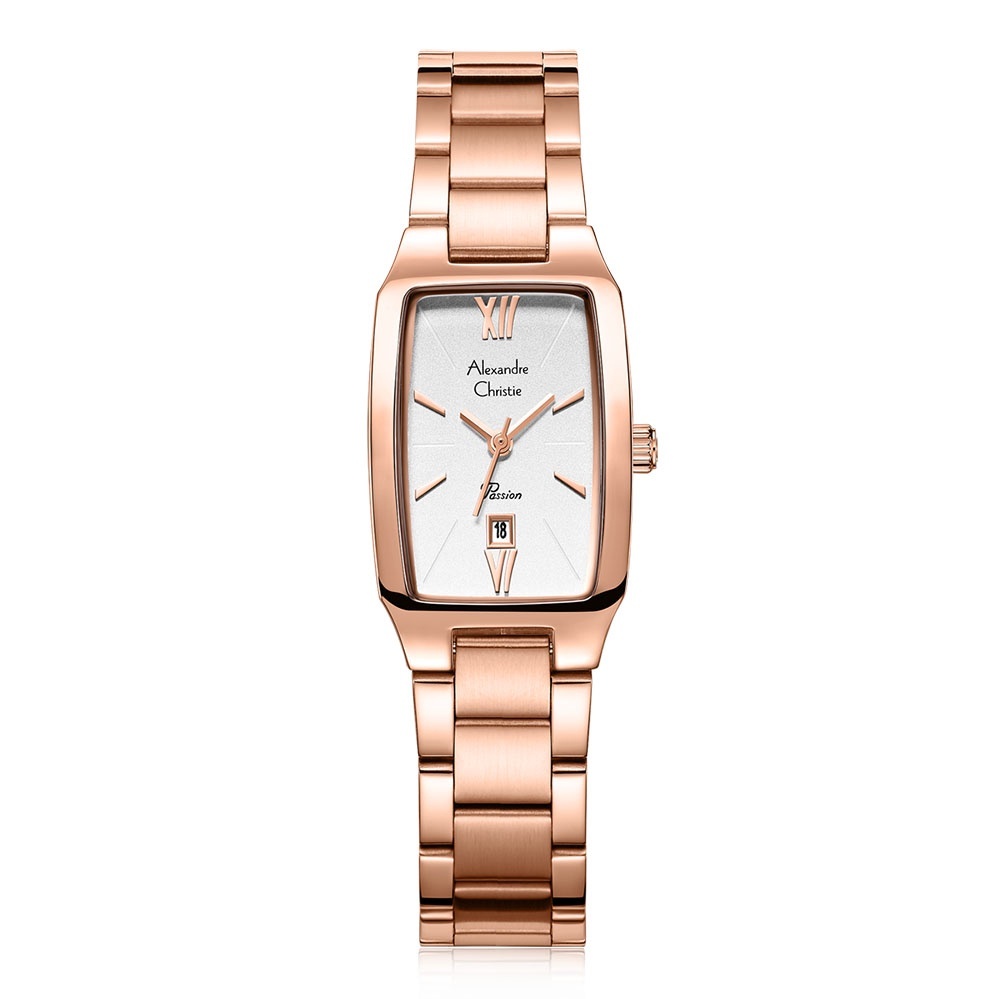 Alexandre Christie Jam Tangan Wanita Alexandre Christie AC 2455 LD BRGSL Women Stainless Steel Stra