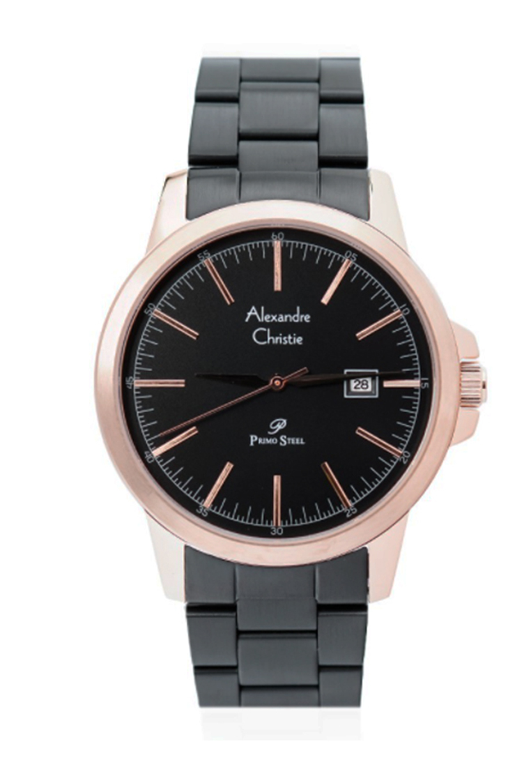 ALEXANDRE CHRISTIE AC 1008 ROSEGOLD BLACK MAN MDBBRBA