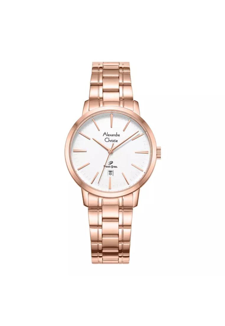 Alexandre Christie Jam Tangan Wanita Alexandre Christie Primo Steel AC 1028 LD BRGSL Women Stainless
