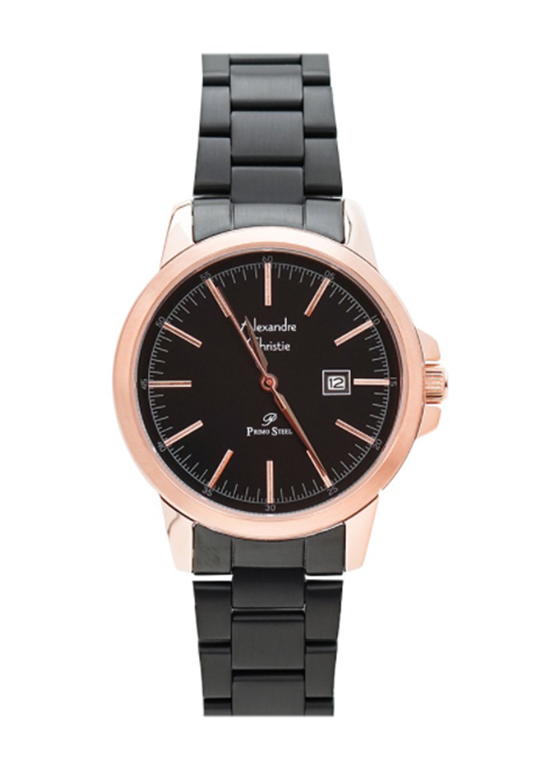 ALEXANDRE CHRISTIE AC 1008 ROSEGOLD BLACK LADY LDBBRBA