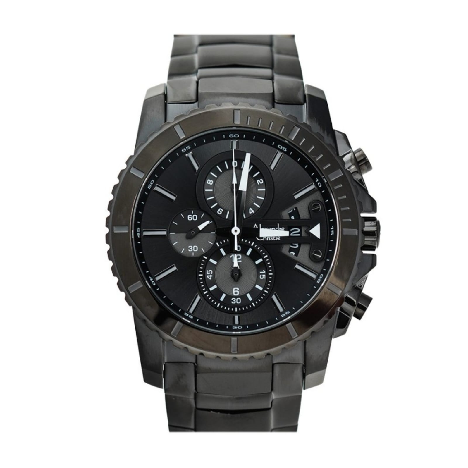 Alexandre Christie 6455MC Rantai Full Hitam Cowok