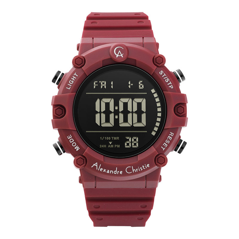 Alexandre Christie Jam Tangan Pria Alexandre Christie AC 9386 MH RIPBARE Men Rubber Strap