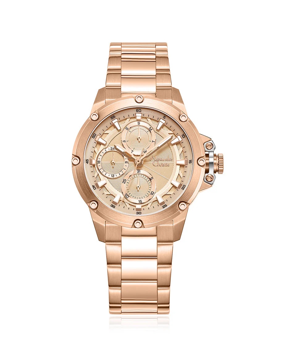 Alexandre Christie Jam Tangan Wanita AC6564 Stainless Steel Chronograph