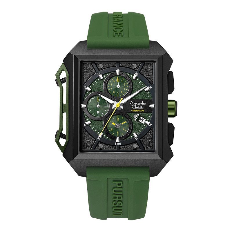 Alexandre Christie Jam Tangan Pria Alexandre Christie AC 6601 MC RIPBAGN Chronograph Men Dual Tone D