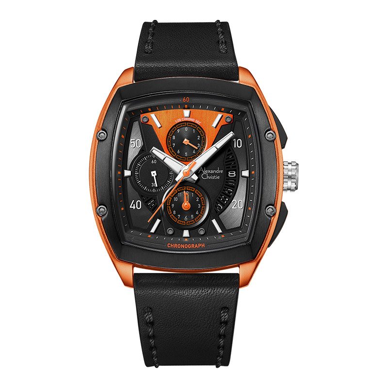 Alexandre Christie Jam Tangan Pria Alexandre Christie Chronograph AC 6610 MC LIPBAOR Men Dual Tone D