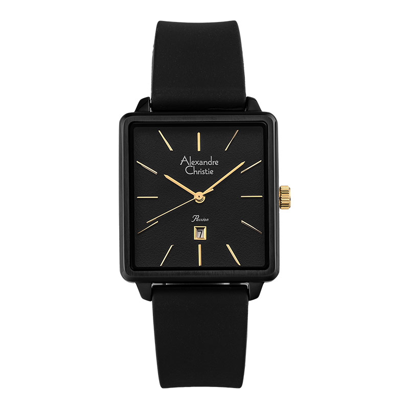 Alexandre Christie Jam Tangan Wanita Alexandre Christie Passion AC 2810 LD RIPBABA Ladies Black Dial