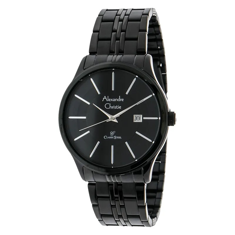 Alexandre Christie Jam Tangan Pria Alexandre Christie Classic Steel AC 8348 MD BIPBA Stainless Steel