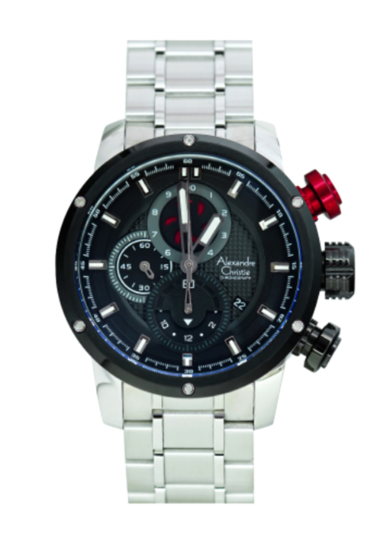 ALEXANDRE CHRISTIE AC 6239 SILVER BLACK MCBTBBA
