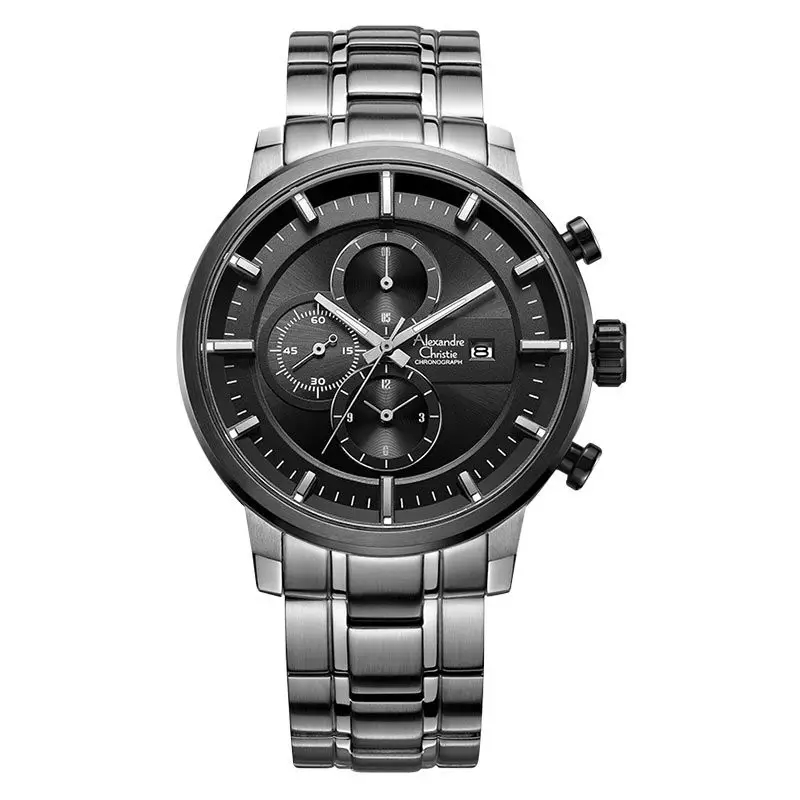 Alexandre Christie Jam Tangan Pria Alexandre Christie Chronograph AC 6323 MC BTBBA Men
