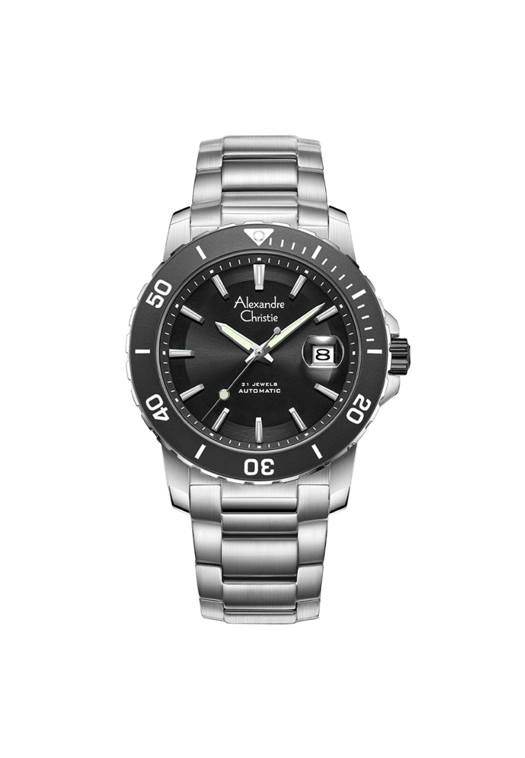 Alexandre Christie AC 6141 MABTBBA Jam Tangan Pria Stainless Steel