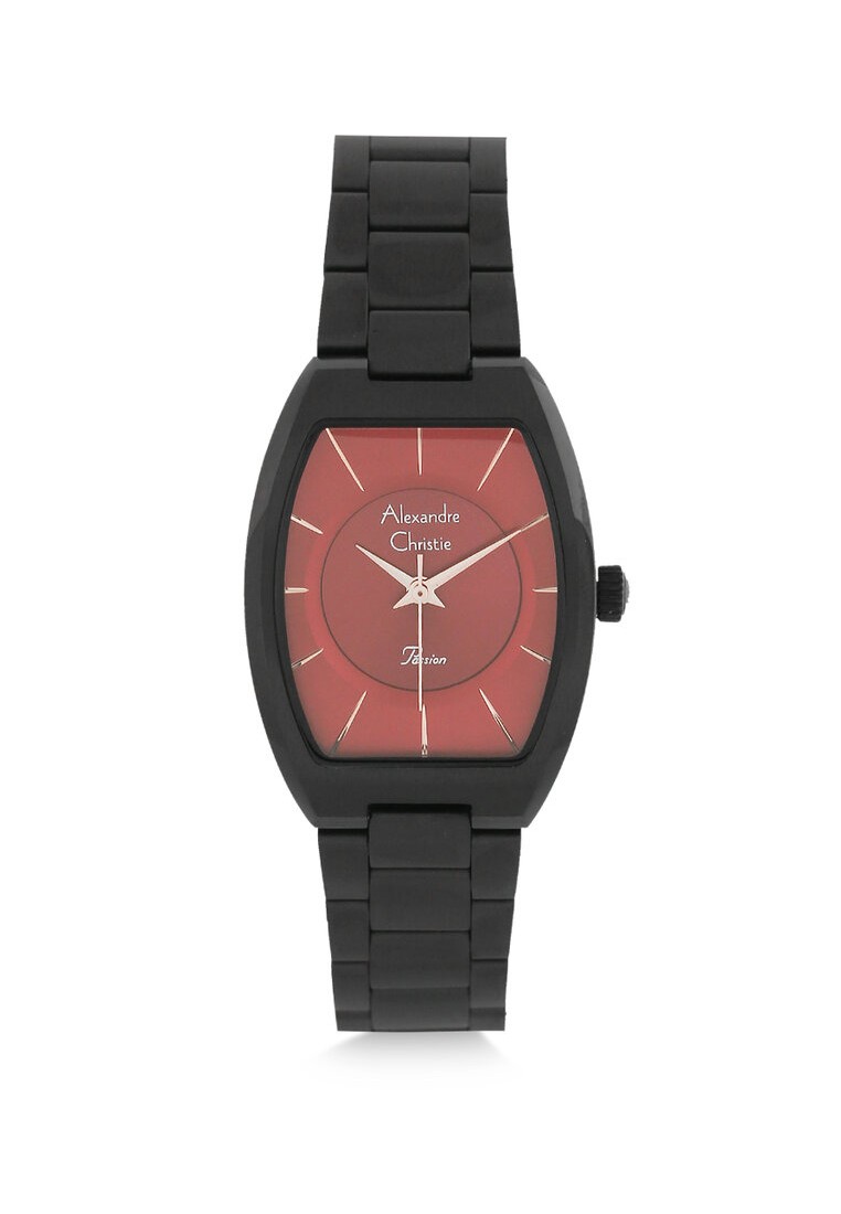 Alexandre Christie Jam Tangan Wanita - Black Red - Stainless Steel- 2980 LHBIPRERG