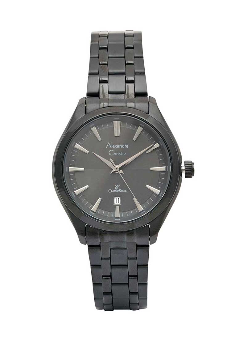 Alexandre Christie Jam Tangan Wanita - Black - Stainless Steel - 8646 LDBIPBA
