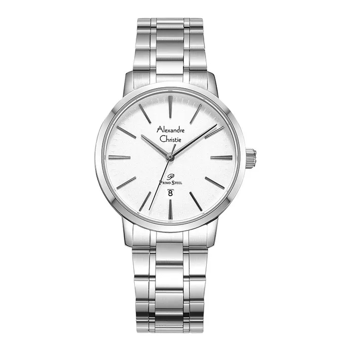 Alexandre Christie Jam Tangan Wanita Alexandre Christie Primo Steel AC 1028 LD BSSSL Women Stainless