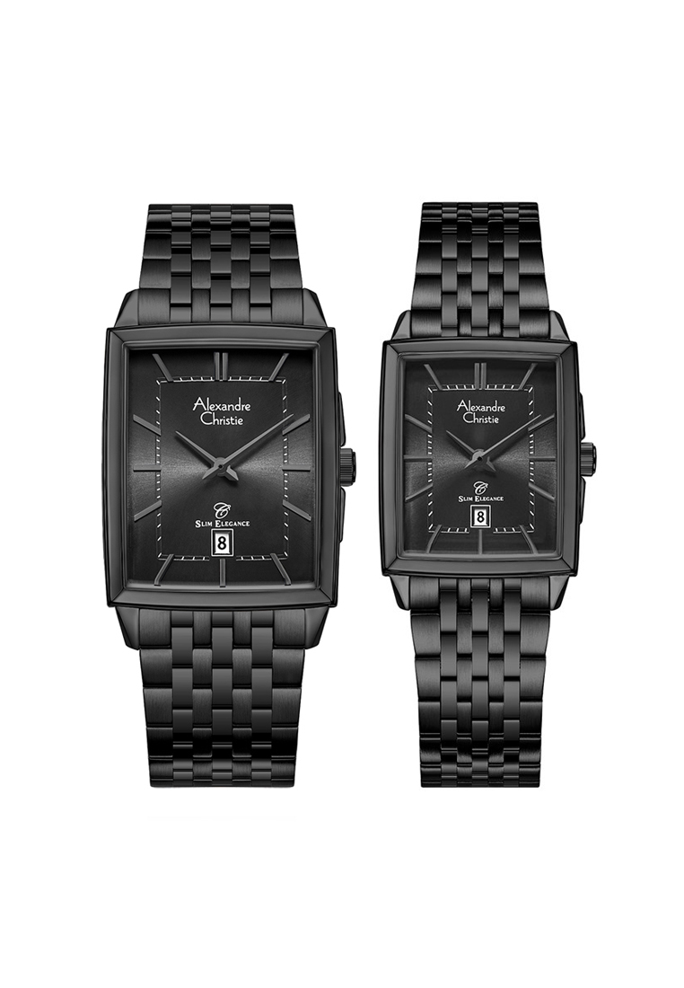 Alexandre Christie AC 8708 MDBIPBA & AC 8708 LDBIPBA Jam Tangan Couple