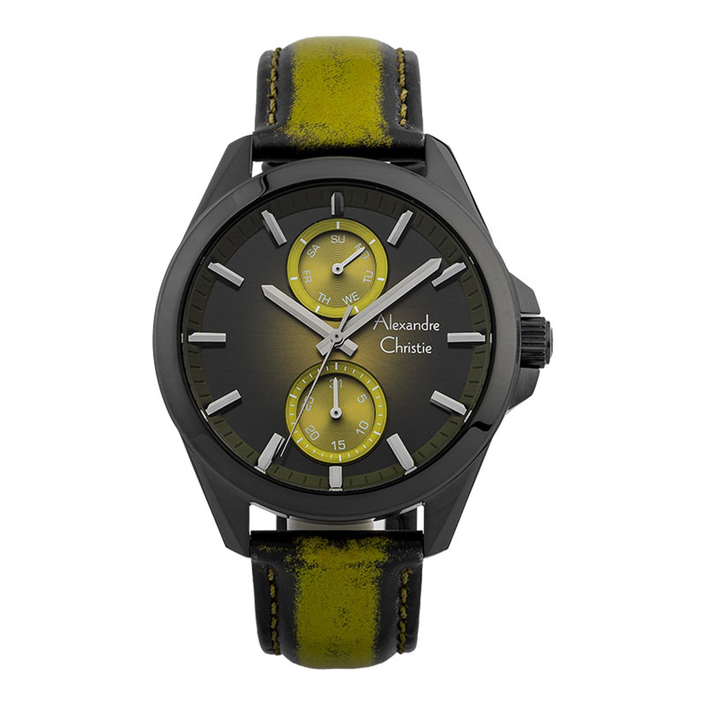 Alexandre Christie Jam Tangan Pria Alexandre Christie AC 6573 MFLIGGN Men Dual Tone Dial Dual Tone L