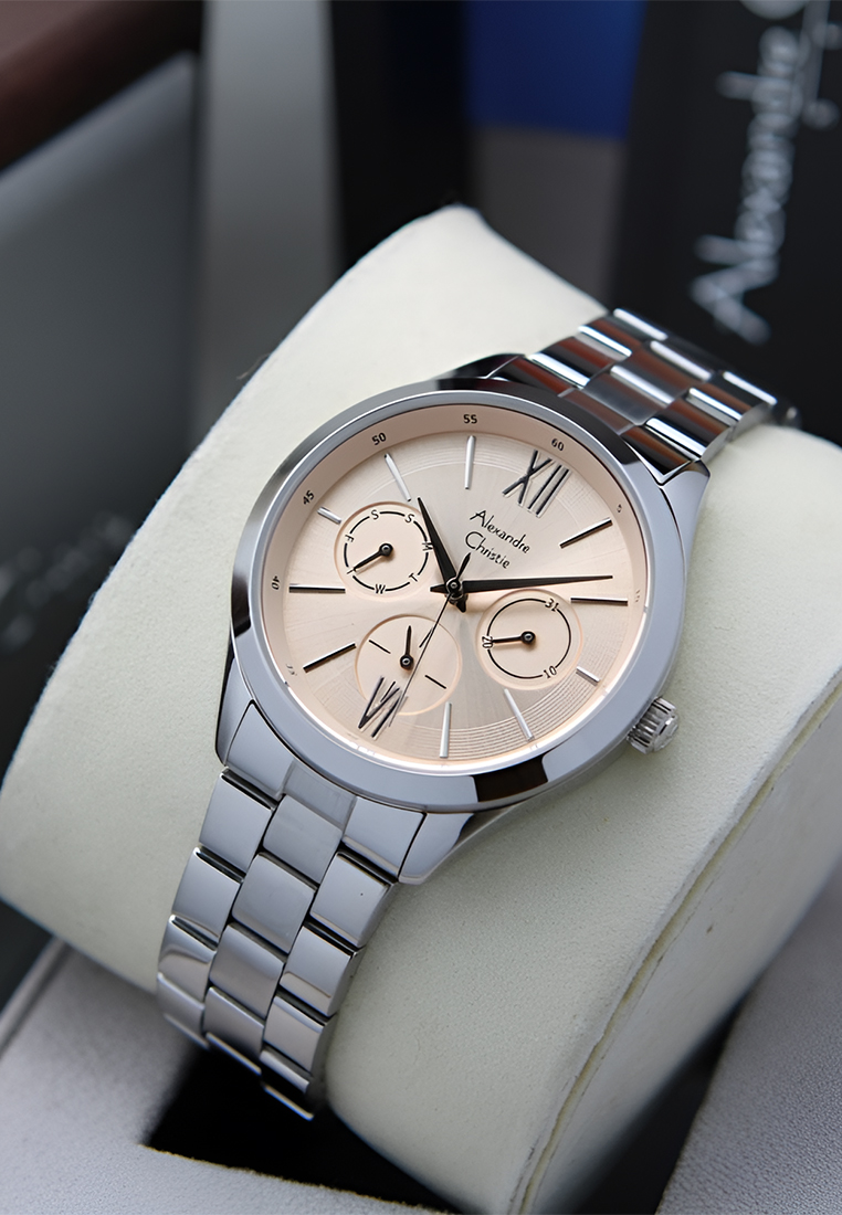 Alexandre Christie Jam Tangan Wanita Alexandre Christie Multifunction AC 2796 BFBSSLN - Stainless St