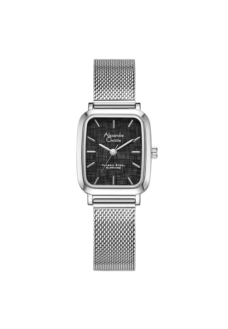 Alexandre Christie AC 8699 LHBSSBA Jam Tangan Wanita Mesh Strap