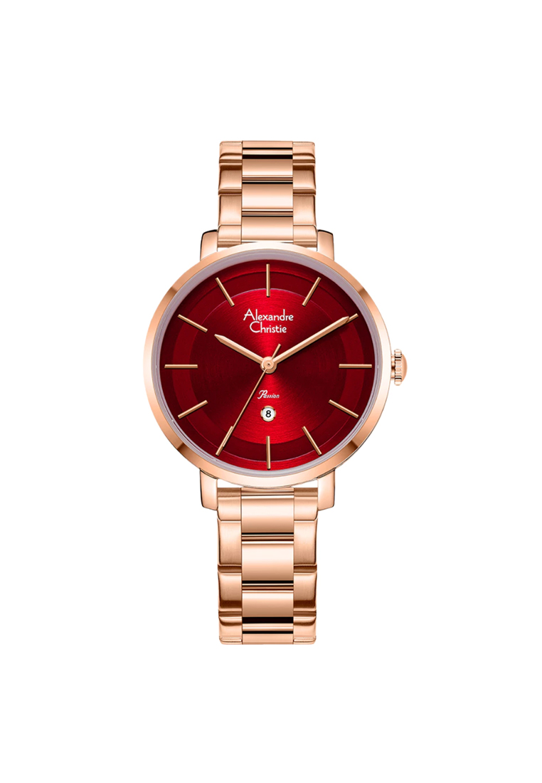 Alexandre Christie AC 2870 LDBRGRE Jam Tangan Wanita Stainless Steel