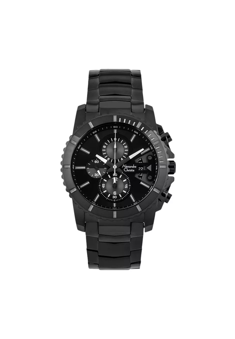 Alexandre Christie AC 6455 MCBIPBA Jam Tangan Pria Stainless Steel
