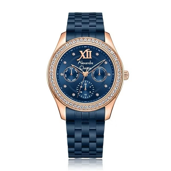 Alexandre Christie Jam Tangan Wanita Alexandre Christie AC 2496 BF BURBU Women Stainless Steel