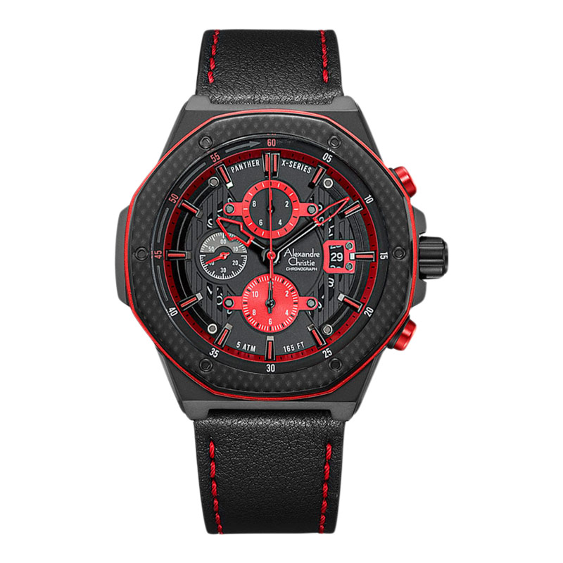 Alexandre Christie Jam Tangan Pria Alexandre Christie Chronograph AC 6600 MC LIPBARE Panther X Serie