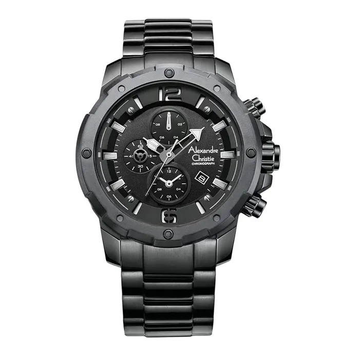 Alexandre Christie Jam Tangan Pria Alexandre Christie Chronograph AC 6410 MC BIPBA Men