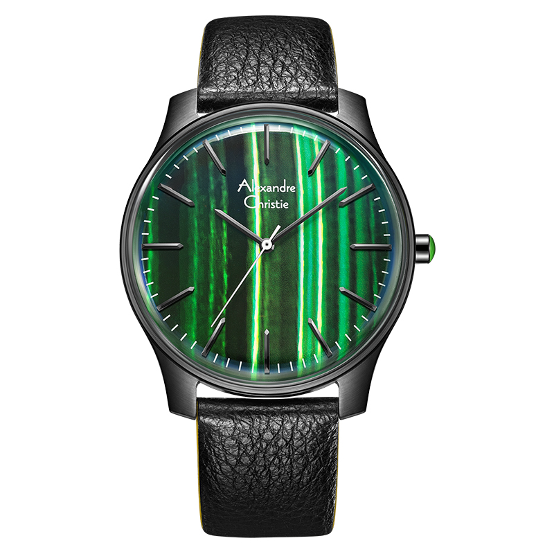 Alexandre Christie Jam Tangan Pria Alexandre Christie Signature AC 8532 MH LIGGN Green Theme Dial Bl