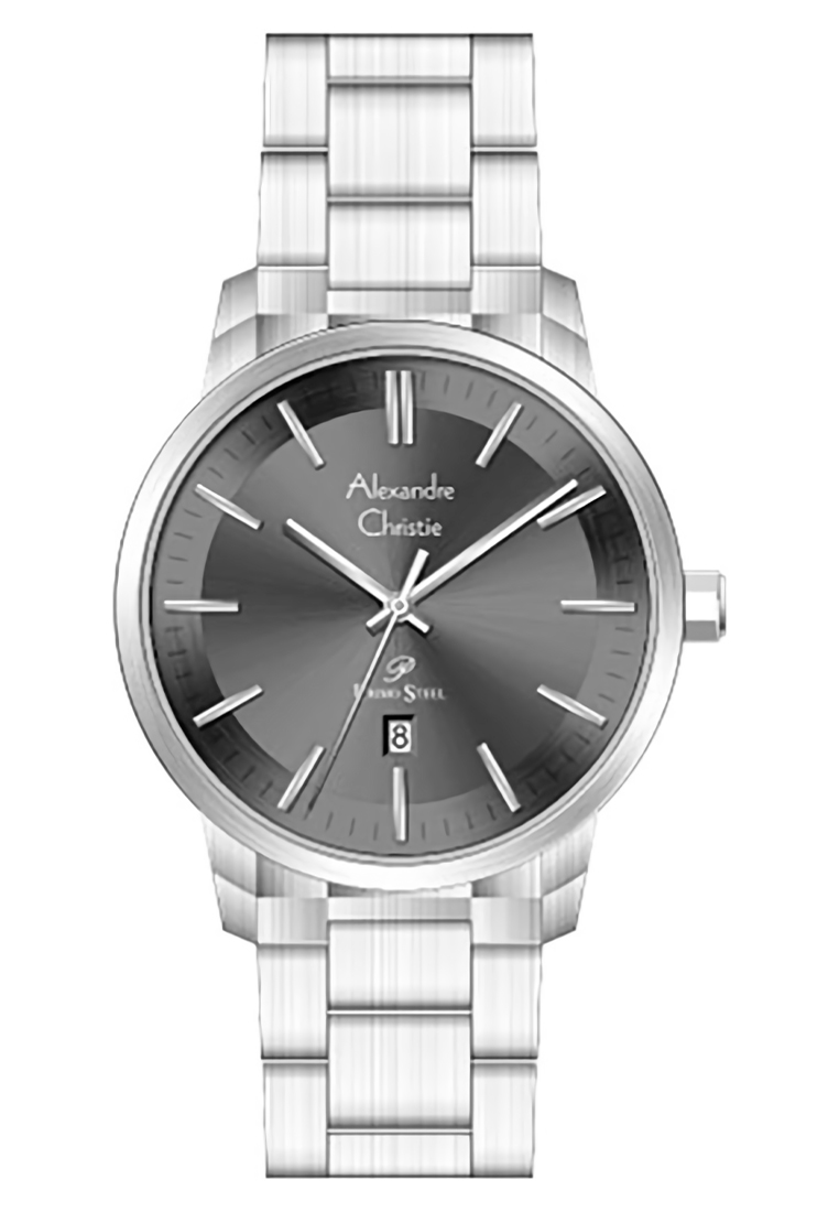 Alexandre Christie - Jam Tangan Wanita - Silver - Stainless Steel - 1030LDBSSBA