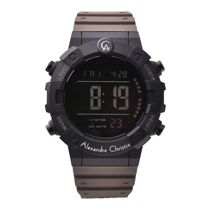 Alexandre Christie Jam Tangan Pria Alexandre Christie Digi AC 9388 MH RIPBAGR Men Digital Dial Grey 