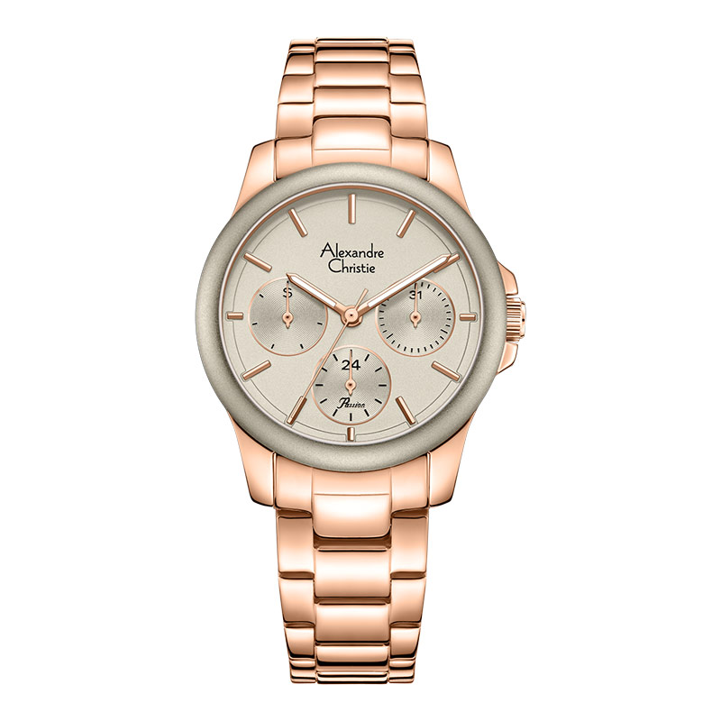 Alexandre Christie Jam Tangan Wanita Alexandre Christie Passion AC 2A95 BF BRGGR Ladies Grey Dial Ro