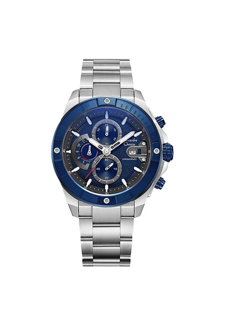 Alexandre Christie AC 6631 MCBTUBU Jam Tangan Pria Stainless Steel