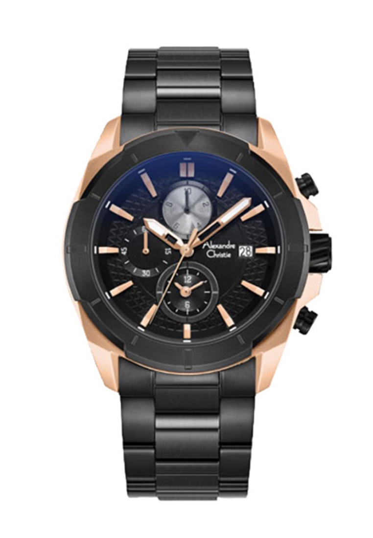 ALEXANDRE CHRISTIE AC 6596 ROSEGOLD BLACK MCBBRBA