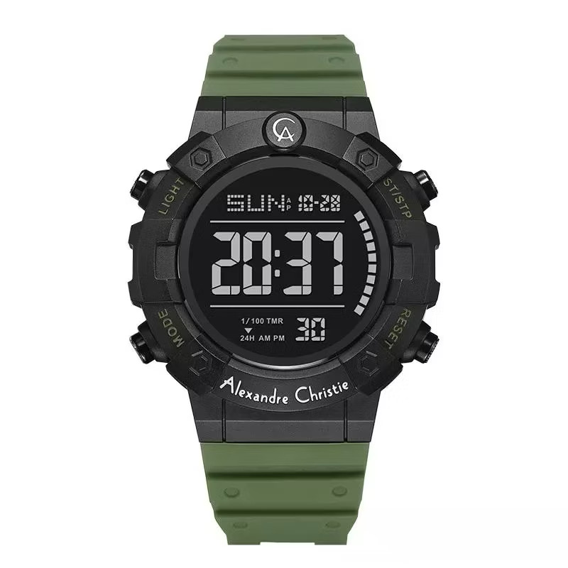Alexandre Christie Jam Tangan Pria Alexandre Christie Rubber AC 9388 MH RIPBAGN Men