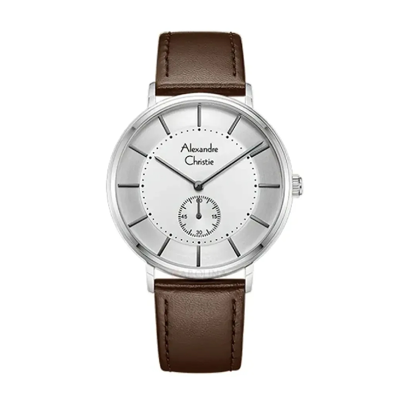 Alexandre Christie AC 8493 Silver White Man MSLSSSL
