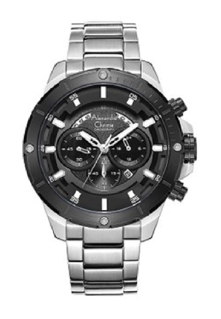 Alexandre Christie Men AC 6529 MC BTBBA Stainless steel