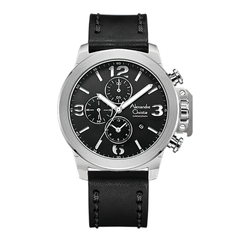 Alexandre Christie AC 6280 Silver Black New GCLSSBASL