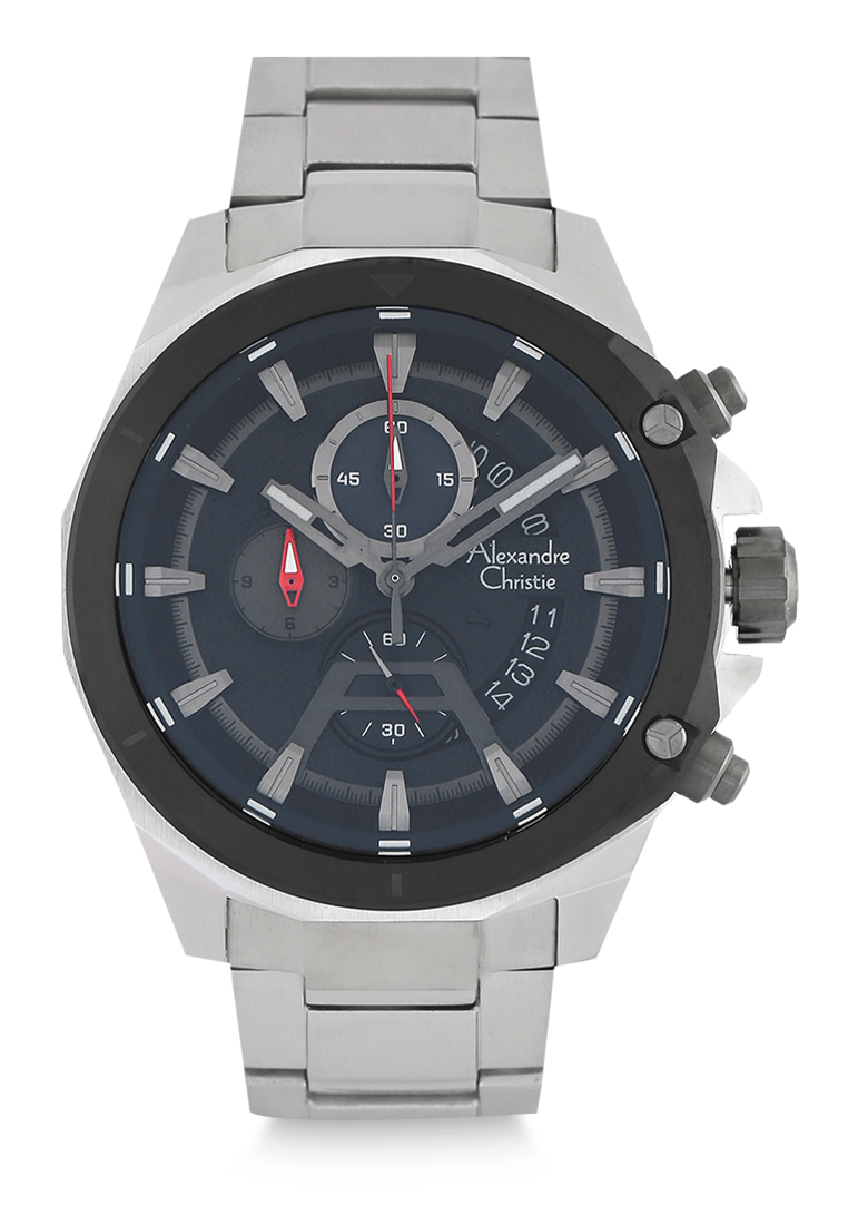 Alexandre Christie Men AC 6651 MCBTBBA Stainless steel