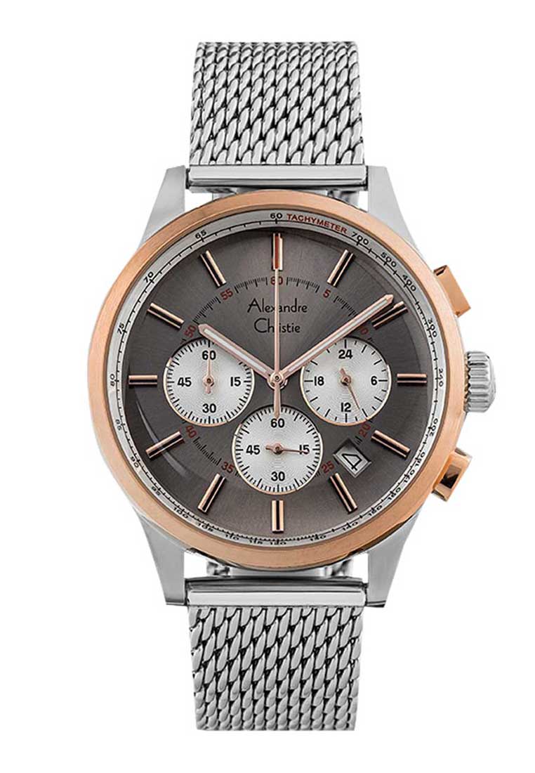 Alexandre Christie Men AC 6574 MCBTRGR Stainless steel